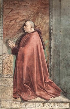Retrato del donante Francesco Sassetti Florencia renacentista Domenico Ghirlandaio Pinturas al óleo